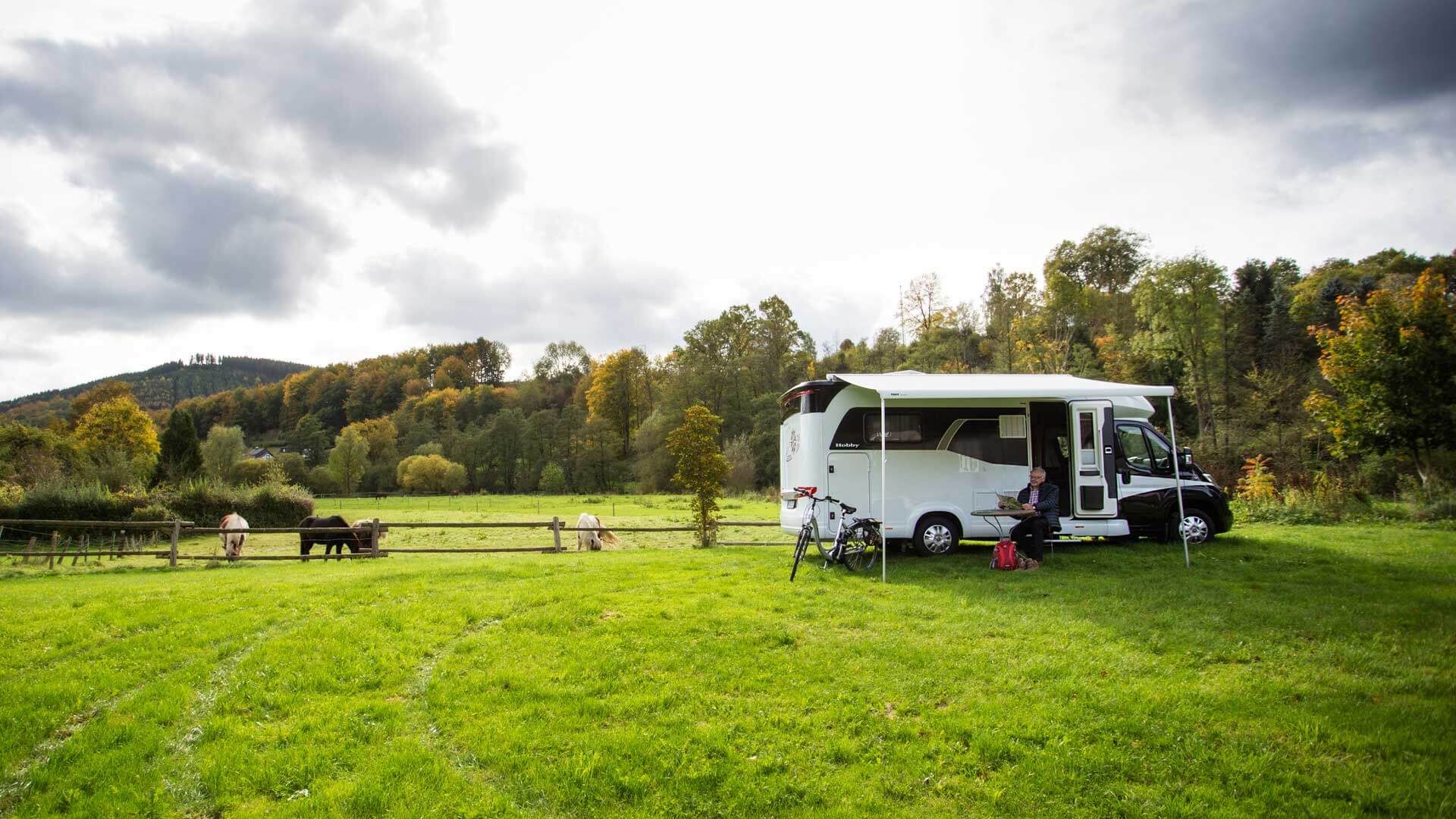 Campingplatz im Grünen