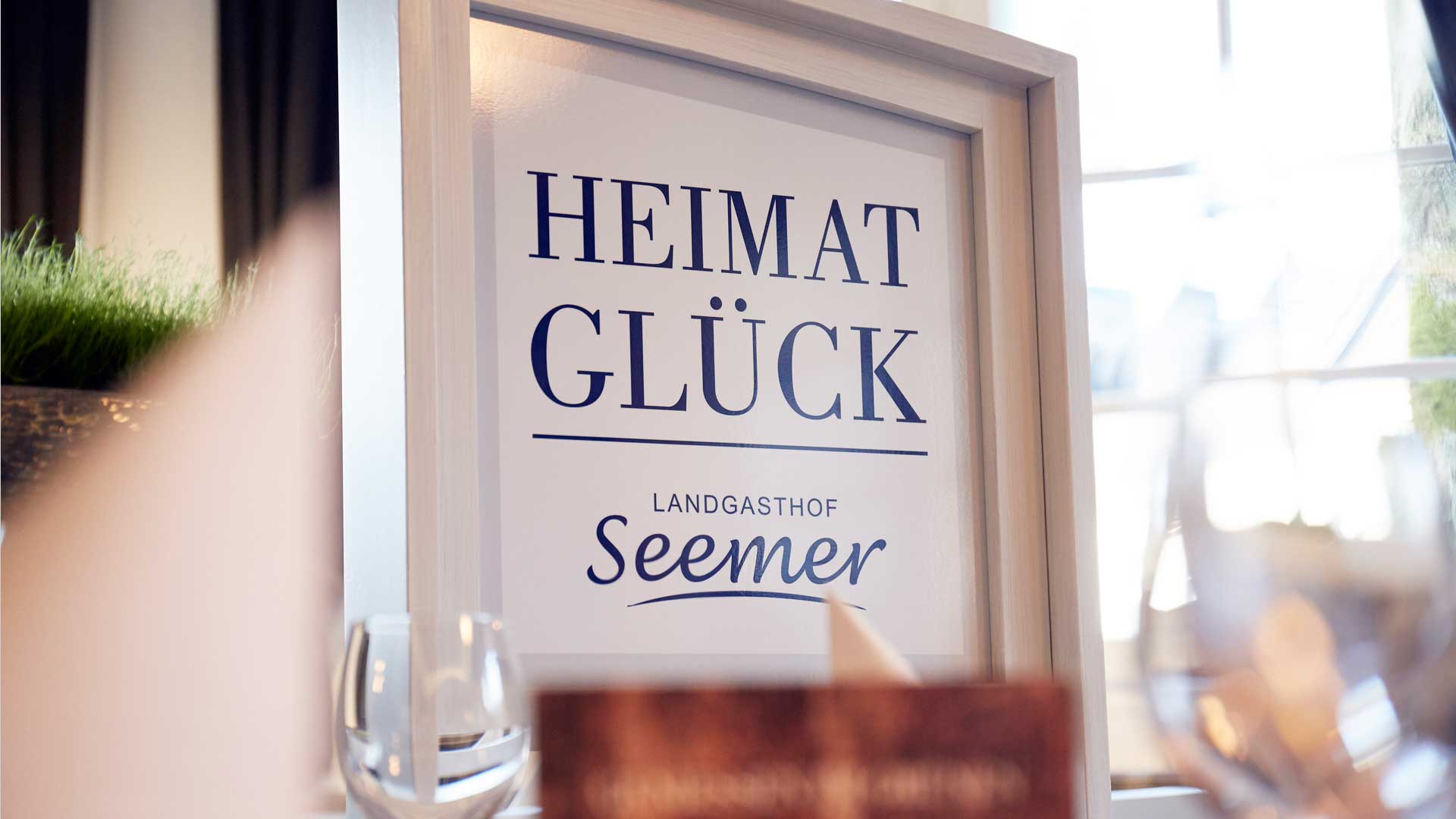 HeimatGlück im Restaurant