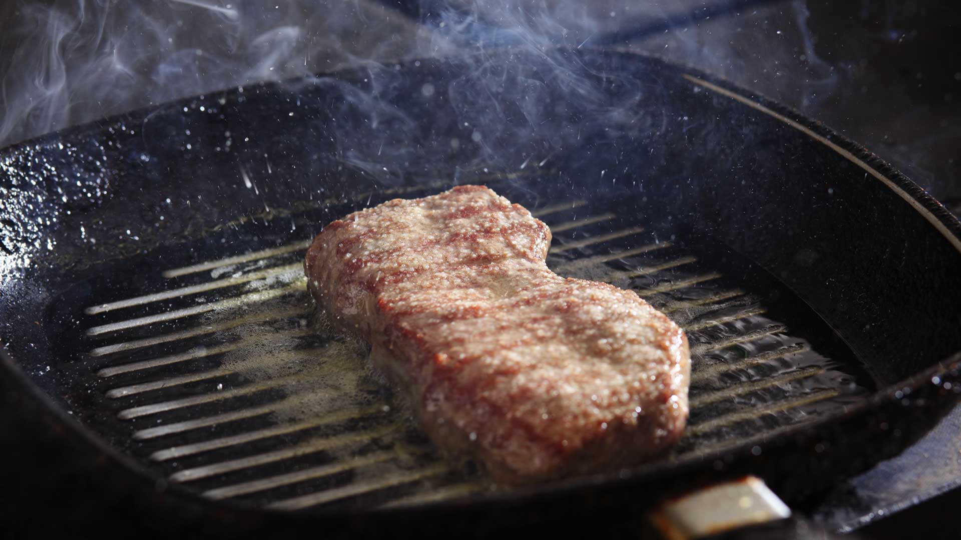 Steak in der Pfanne